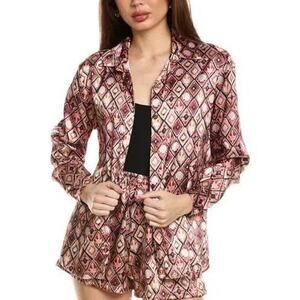 Matching Set Peixoto Large Moroccan Desert Nicole Blouse & Alexa Shorts NWT